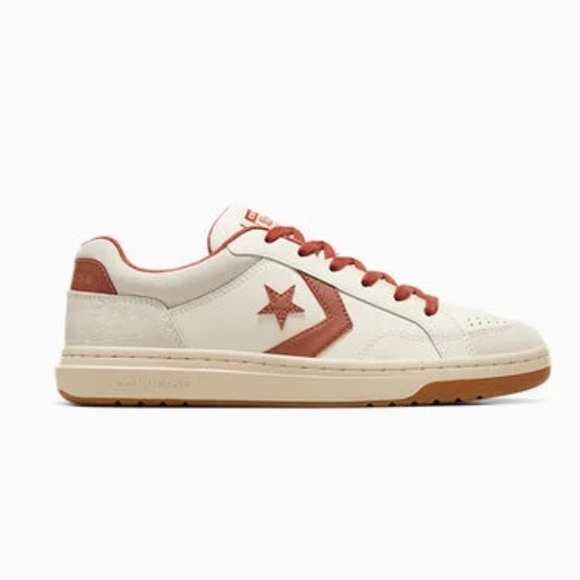Converse Pro Blaze Classic Leather & Suede sneakers egret in a nutshell  8.5 NWT - Picture 3 of 10